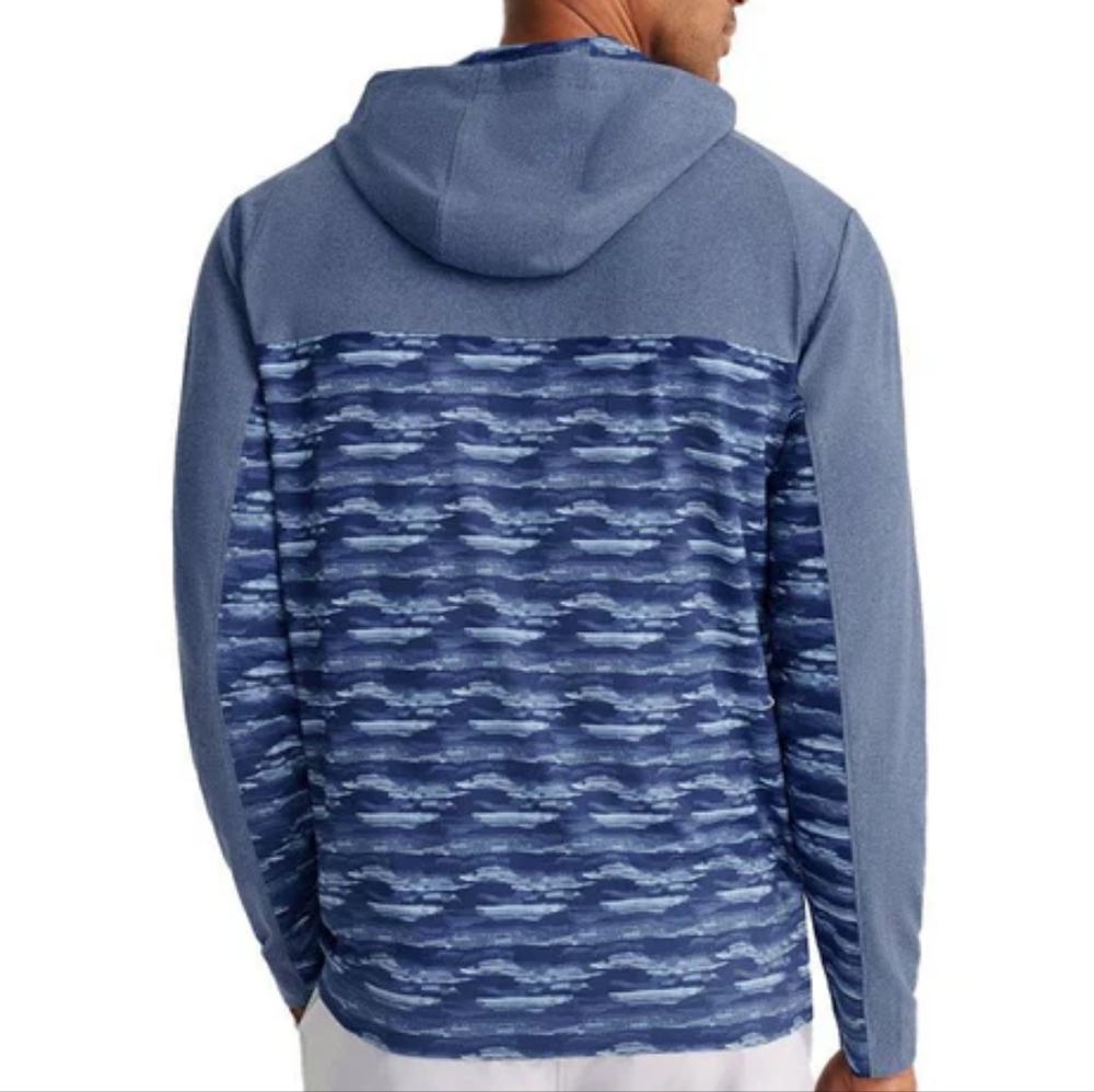 Johnnie-O Men's Braden Camo Performance Golf Hoodie NEW Size Medium - Picture 2 of 3